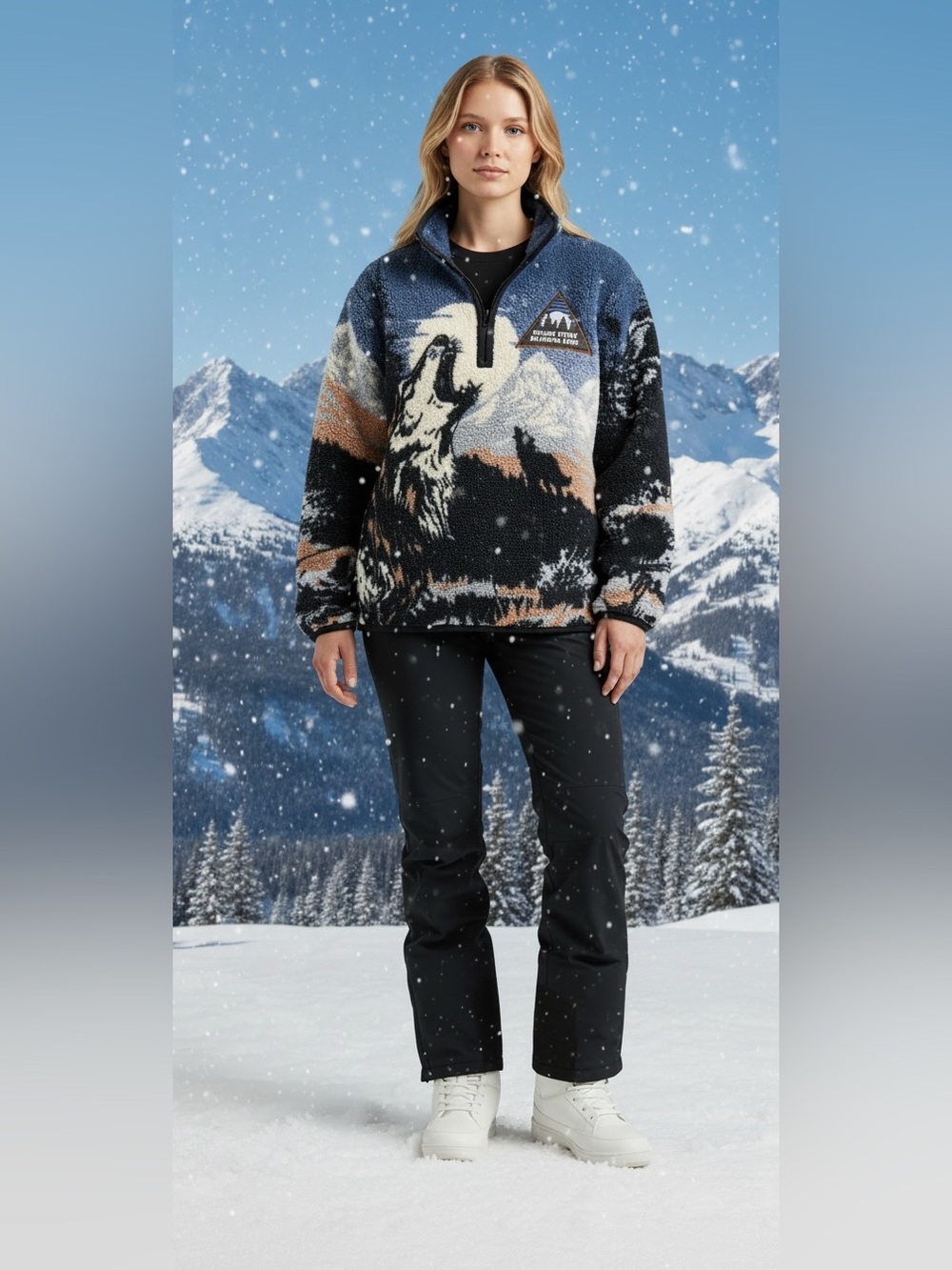 National Parks Grand Teton Fleece, Size 14/16 Boys or Women’s Small, GUC